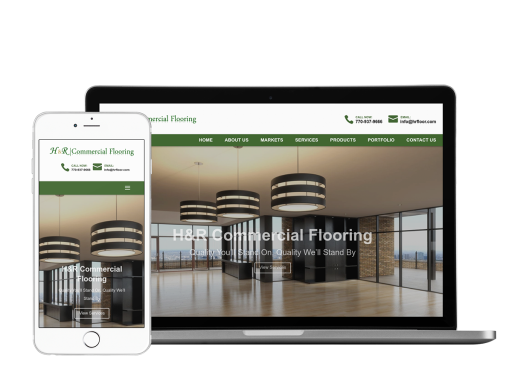 Hr Commercial Flooring Website Design HR Flooring Contractors