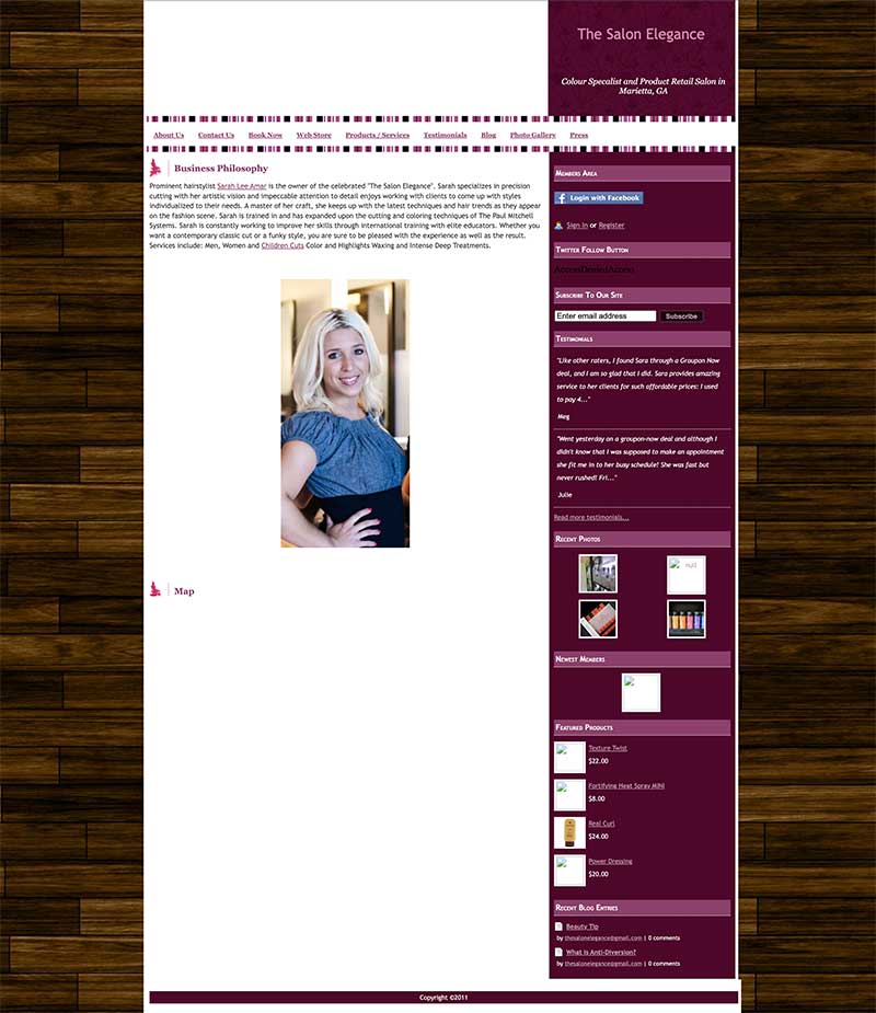 screencapture thesalonelegance before