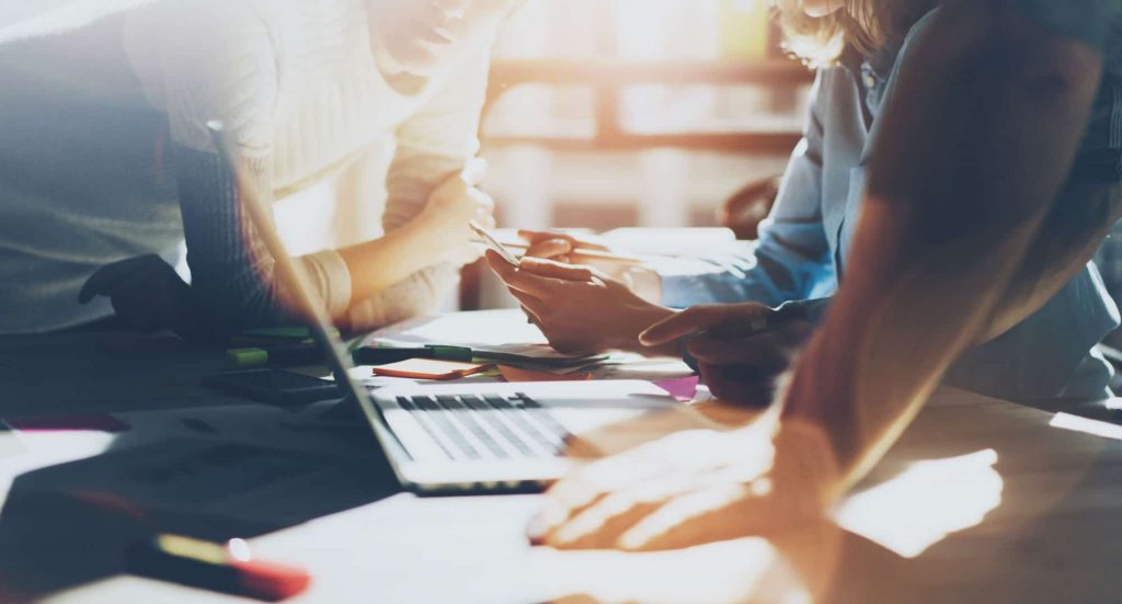 Exploring Outsourced Marketing Benefits For Small Businesses 3 marketing-team-collaborating-to-grow-business
