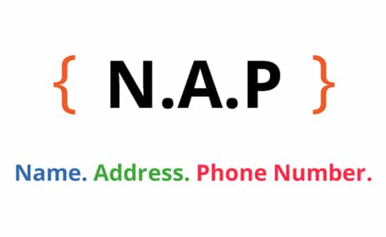 N.A.P. using local seo tips