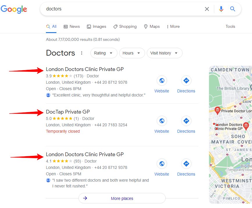 14 Types Of Search Results You Can Optimize For 8 local pack top 3 snippet
