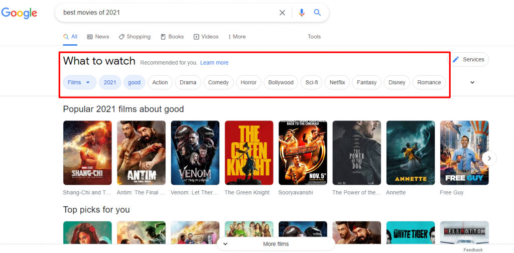 14 Types Of Search Results You Can Optimize For 17 movies pack