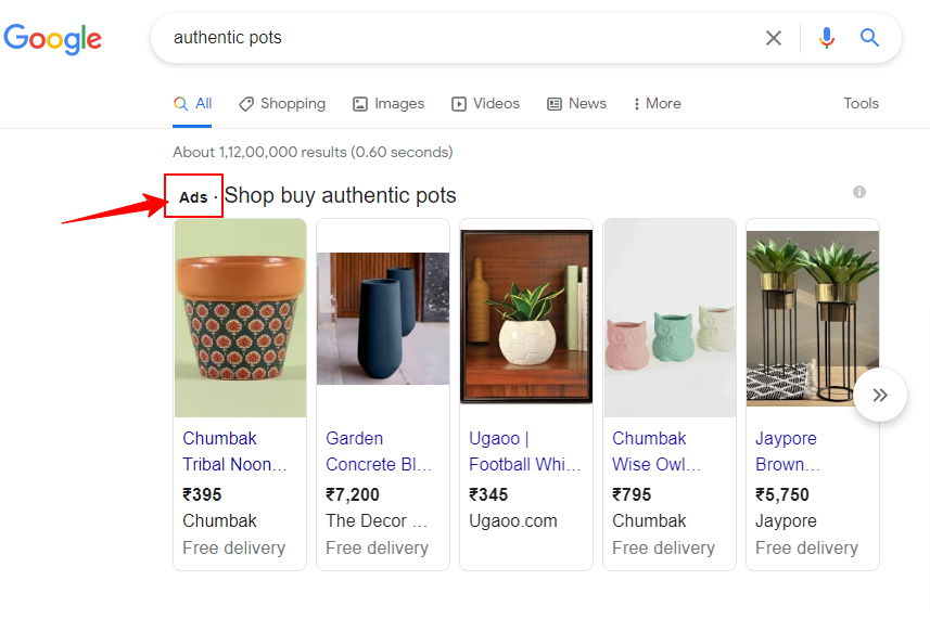 14 Types Of Search Results You Can Optimize For 7 paid ads snippet