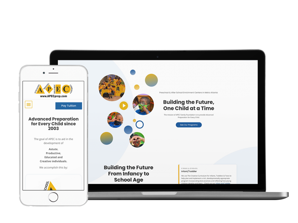 Apec Web Design For Childcare Websites 3 APEC Learning Center