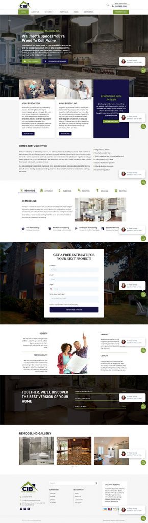 Cib Home Remodeling 1 Atlanta Web Design & Marketing Company
