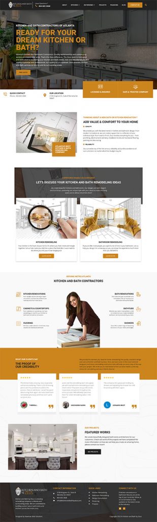 Kitchenandbathbyzeus 2022 Atlanta Web Design & Marketing Company