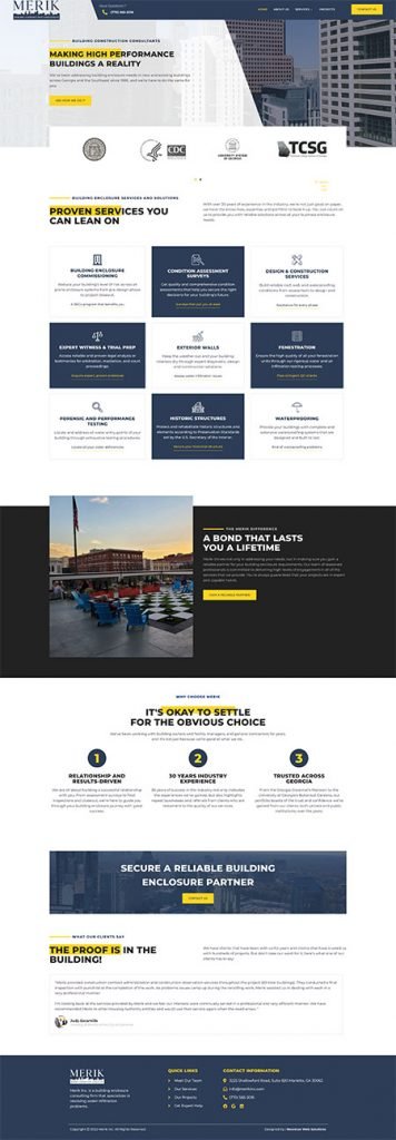 Merik Building Construction Consultants In Georgiak Building Consultants Atlanta Ga Atlanta Web Design & Marketing Company