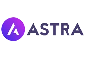 The Astra logo on a white background for WordPress services.