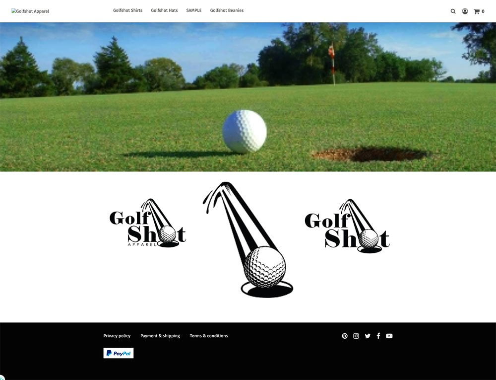 Screencapture Golfshotapparel Before GolfShot Apparel