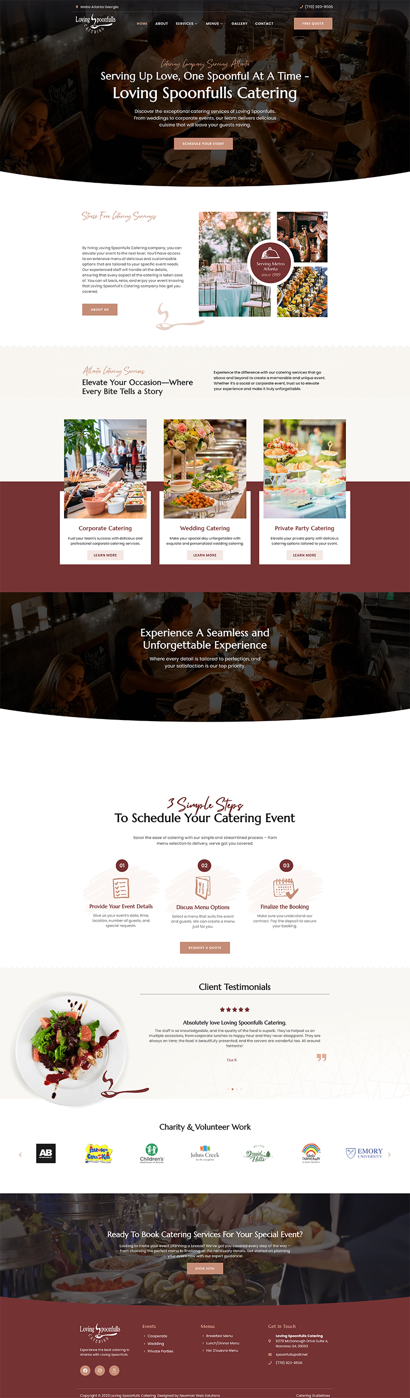 screencapture lovingspoonfulls website design after