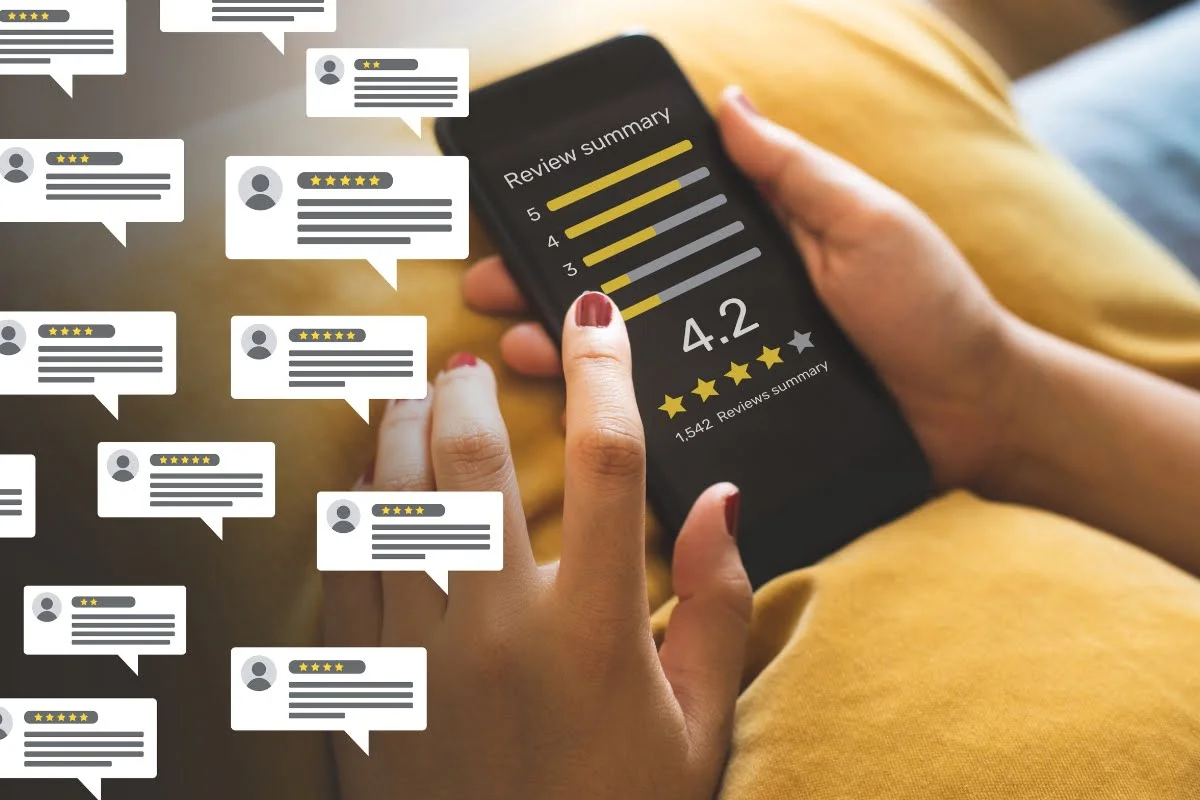 Maximize Your Reach with HVAC Local Service Ads 9 A person holding a phone with a lot of local service ads on it.