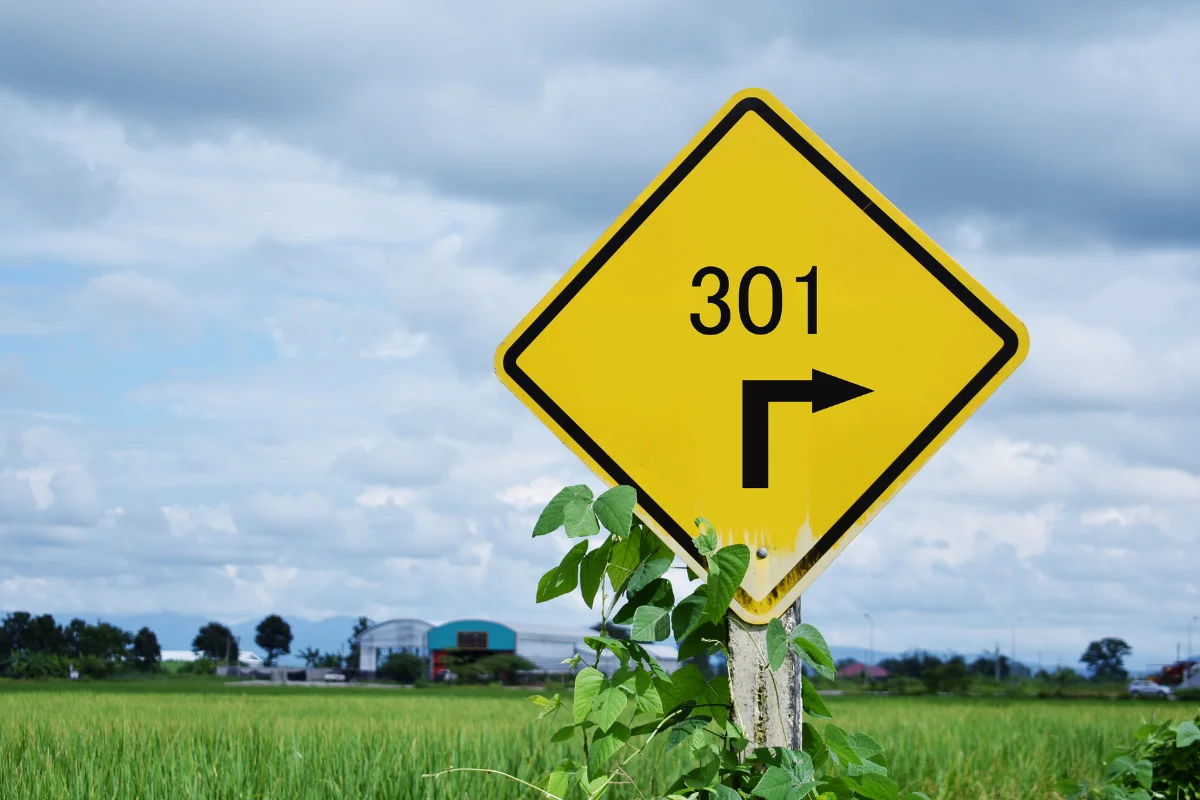 WordPress Website Migration Checklist For A Seamless Transition 5 A yellow road sign that says 301 redirect.